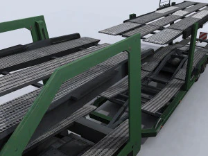 car transporter truck 3D Model