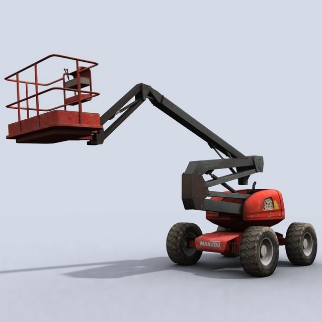 cherry picker 3 3D Model .c4d .max .obj .3ds .fbx .stl .blend 
