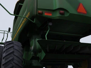 combine harvester 1 with belt pickup 3D Model