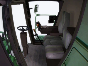 combine harvester 1 with belt pickup 3D Model