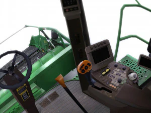 combine harvester 1 with belt pickup 3D Model