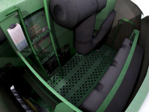 combine harvester 1 with belt pickup 3D 模型