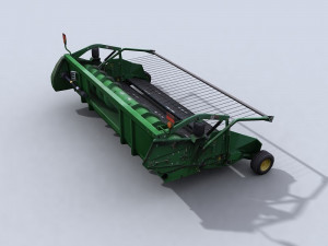 combine harvester 1 with belt pickup 3D 模型