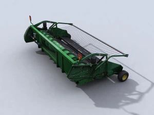 combine harvester 1 with belt pickup 3D Model