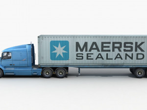 container truck 1 3D Model
