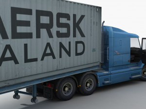 container truck 1 3D Model