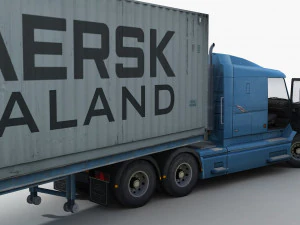 container truck 1 3D Model
