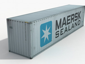 container truck 1 3D Model