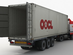 container truck 2 Modelo 3D