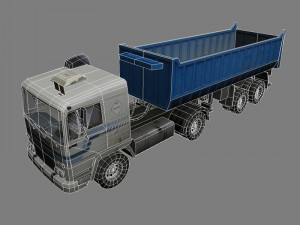 dump truck Model 3D