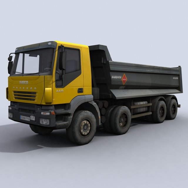 dump truck 3D मॉडल .c4d .max .obj .3ds .fbx .stl .blend 