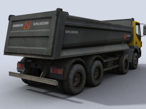 dump truck 3D मॉडल