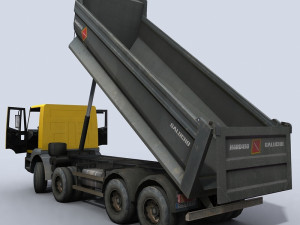dump truck 3D मॉडल