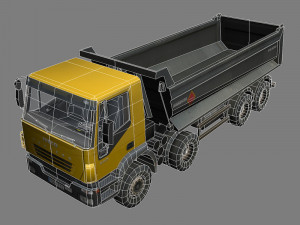 dump truck 3D मॉडल