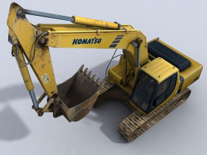 excavator Model 3D