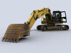 excavator Model 3D