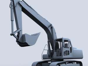 excavator Model 3D