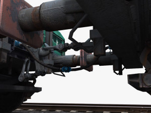 flat wagon 3D 模型