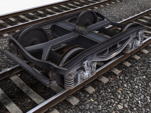 flat wagon 3D 模型