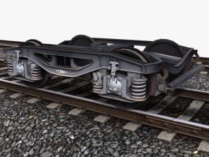 flat wagon 3D 模型