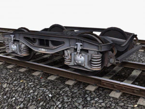 flat wagon 3D Model