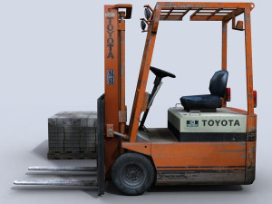 forklift 1 3D मॉडल