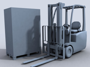 forklift 2 3D-Modell
