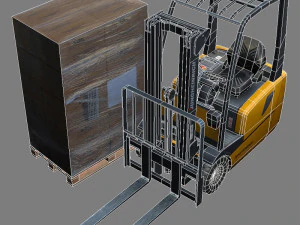 forklift 2 3D Model