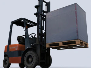 chariot &eacute;l&eacute;vateur 3 Modèle 3D