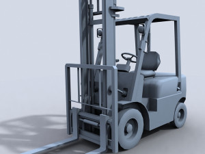 forklift 3 3Dモデル