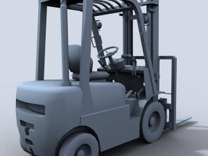 forklift 3 3Dモデル
