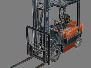 forklift 3 3Dモデル