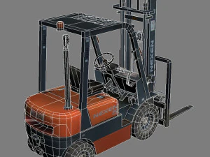 chariot &eacute;l&eacute;vateur 3 Modèle 3D