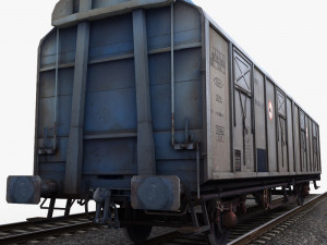 goods wagon 1 3D Model