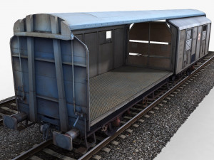 goods wagon 1 3D Model