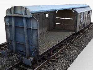 goods wagon 1 3D Model