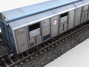goods wagon 1 3D Model