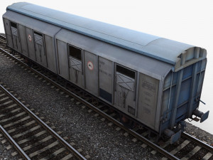 goods wagon 1 3D Model