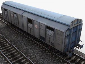 goods wagon 1 3D Model