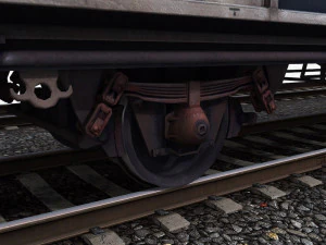 goods wagon 1 3D Model