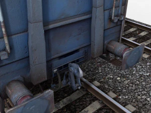 goods wagon 1 3D Model