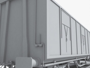 goods wagon 1 3D Model