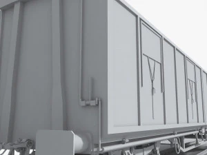 goods wagon 1 3D Model