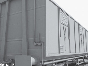 goods wagon 1 3D Model