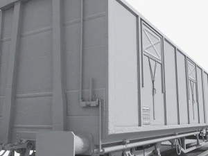 goods wagon 1 3D Model