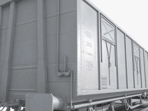 goods wagon 1 3D Model