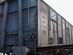 goods wagon 1 3D Model