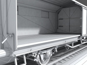 goods wagon 1 3D Model