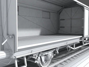 goods wagon 1 3D Model