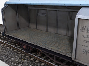 goods wagon 1 3D Model